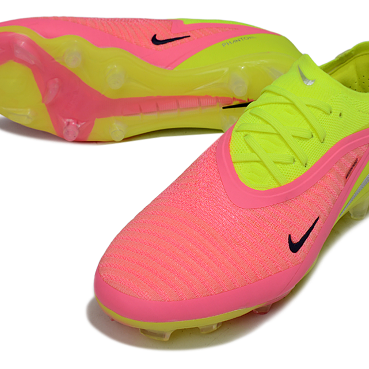 Chuteiras Nike Phantom GX III Elite FG - Amarelo/Rosa (Tamanho 35-45) 13