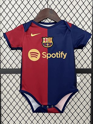 Body Bebé Barcelona 2024/25 Home - (0-24 Meses) 