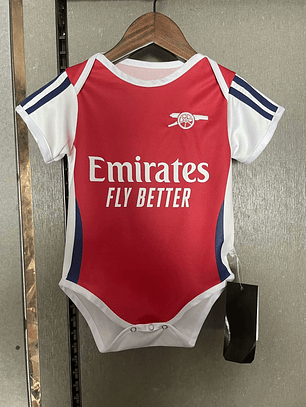Body Bebé Arsenal 2024/25 Home - (0-24 Meses) 