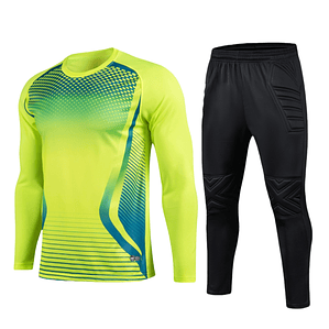 Conjunto Guarda-Redes 2 Peças - T-shirt Manga Comprida e Calças de Treino