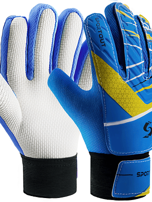 Luvas Guarda-Redes SPORTOUT - Latex Respirável Antiderrapante