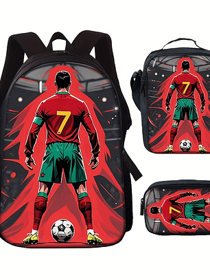 Mochila Casual Nº7 Atleta - Conjunto 1peça/3peças (Unissexo)