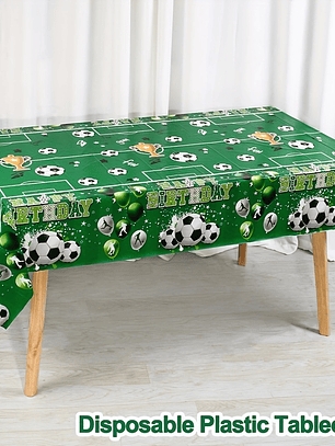 Toleiro Descartável Tema Futebol Verde - 130x220cm