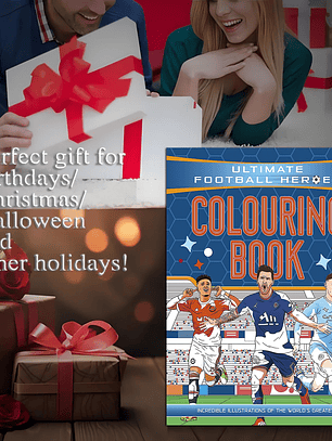 Livro Colorir Lendas Futebol - 22 Páginas (Campeões Mundiais)