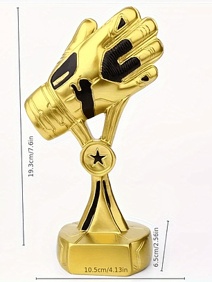 Troféu Luvas Douradas Resina - Guarda-Redes e Avançado
