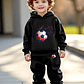 Conjunto Menino Hoodie e Calças Futebol - Poliéster Forrado a Fleece - vignette 6