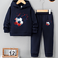 Conjunto Menino Hoodie e Calças Futebol - Poliéster Forrado a Fleece - vignette 8