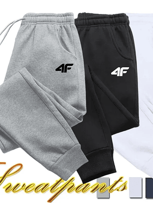 Calça de Fato de Treino Homem - Estampado Moderno e Versátil