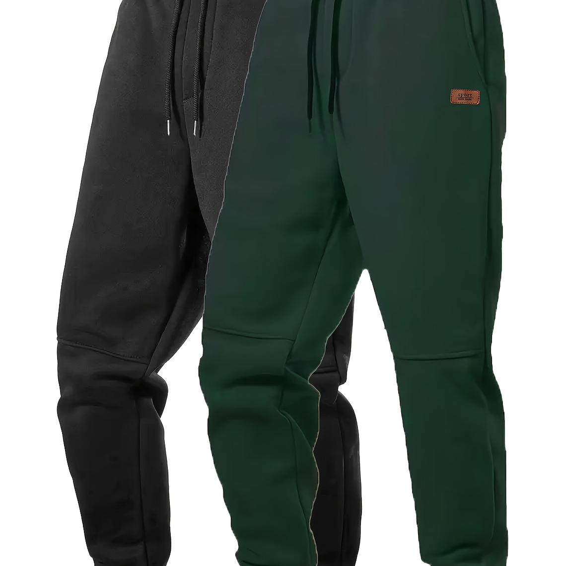 Calças de Fato Treino Homem Pack de 2 - Inverno e Outono (Cintura Elástica Ajustável) 4