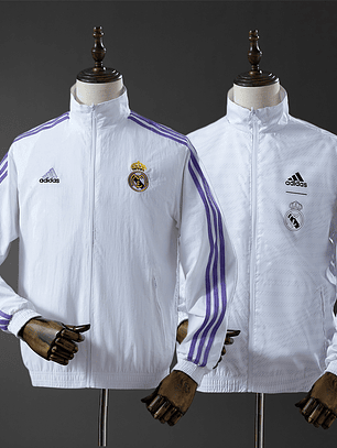 Casaco Reversível Real Madrid 2025 - Unissexo (Tamanhos S ao 2XL)