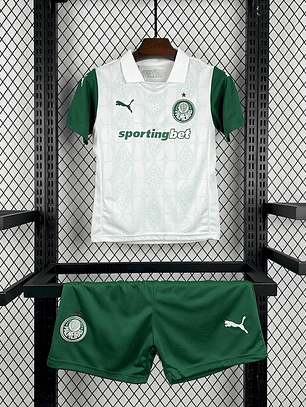 Kit Infantil Palmeiras 2025/26 Away (Camisola + Calções)