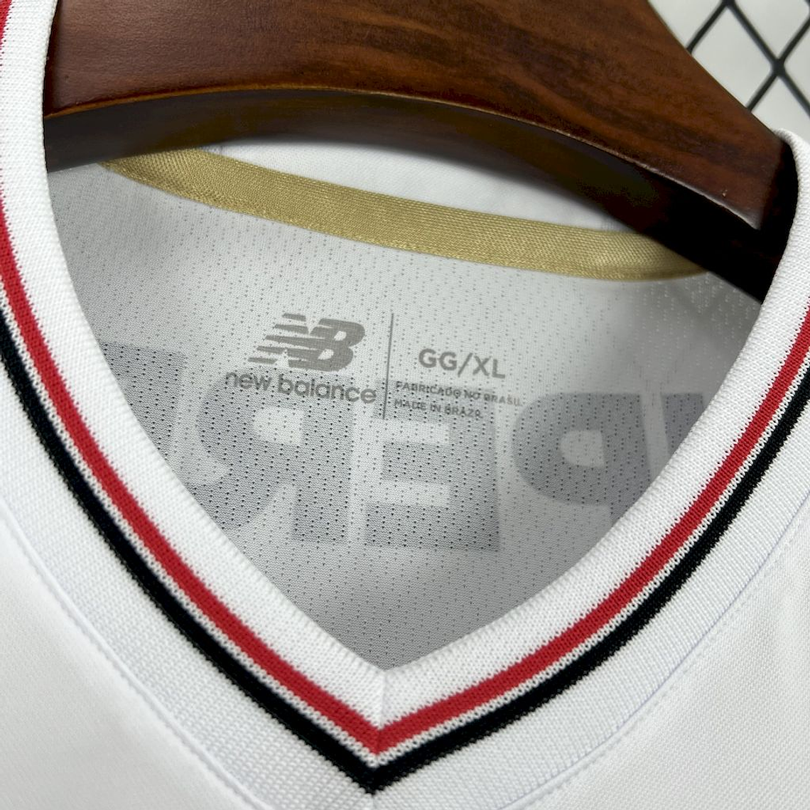 Camisa Sao Paulo 2025/26 Home - Versão Adepto - S ao 4XL 5