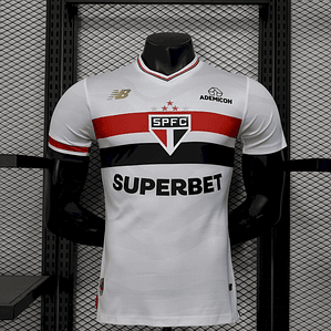 Camisa Sao Paulo 2025/26 Home Jersey Versão Jogador