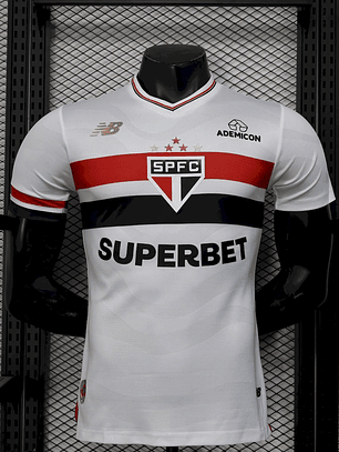 Camisa Sao Paulo 2025/26 Home Jersey Versão Jogador