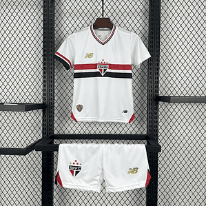 Kit Infantil Sao Paulo 2025/26 Home (Camisola + Calções) 