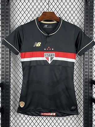 Camisa Feminina Sao Paulo 2025/26 Third - Versão Adepto - S ao 2XL 