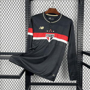 Camisola Sao Paulo 2025/26 Manga Comprida - S ao 4XL