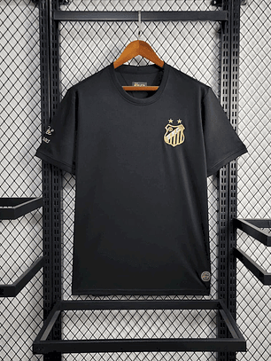 Camisa Santos 2025/26 Pele 1.000 GOLS Black Jersey - Versão Adepto - S ao 2XL 