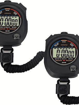 Cronómetro Digital Desportivo Multifunções - Grande Mostrador