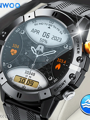 Smartwatch Desportivo SYNWOO - 410mAh, Chamadas Sem Fios