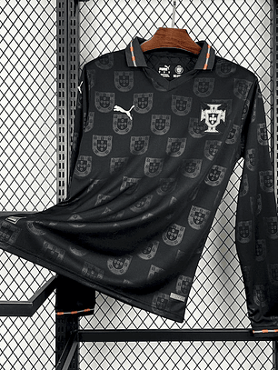 Camisola Portugal 2025/26 Edição Especial EUSÉBIO PANTERA NEGRA Manga Comprida