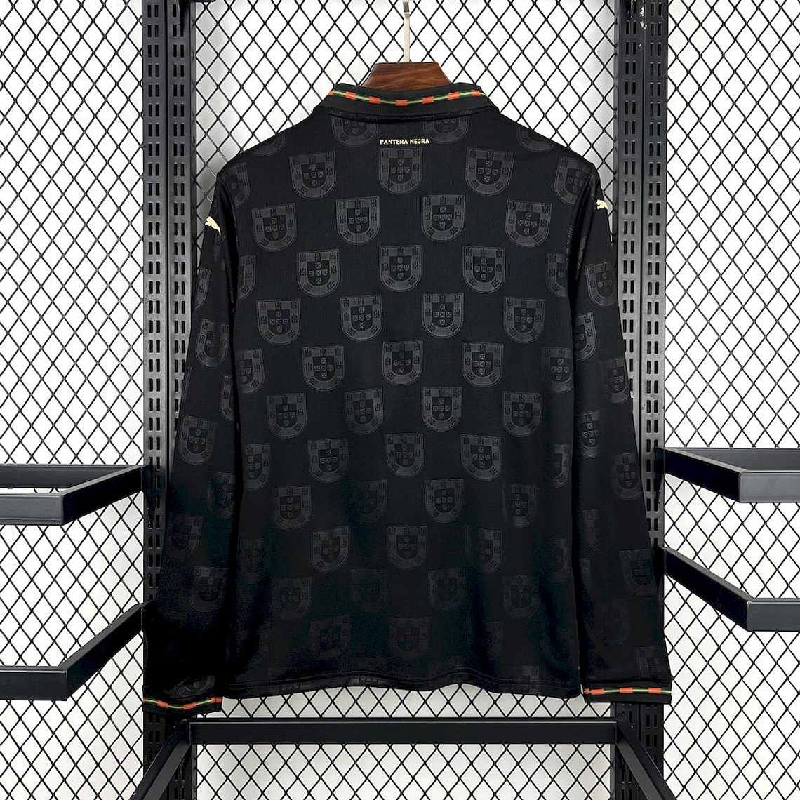 Camisola Portugal 2025/26 Edição Especial EUSÉBIO PANTERA NEGRA Manga Comprida 2