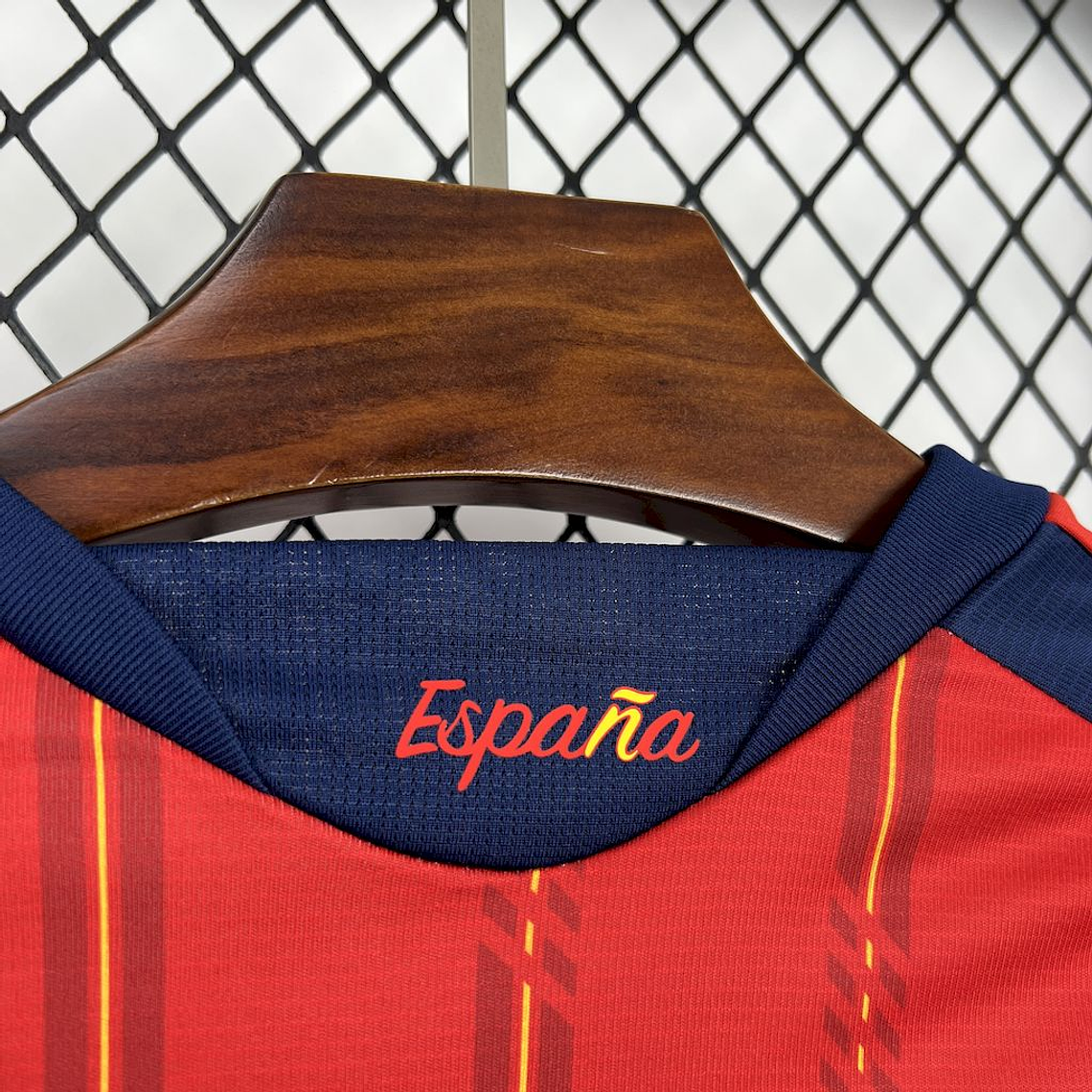Camisola Espanha 2026 World Cup Home Manga Comprida - S ao 4XL 4
