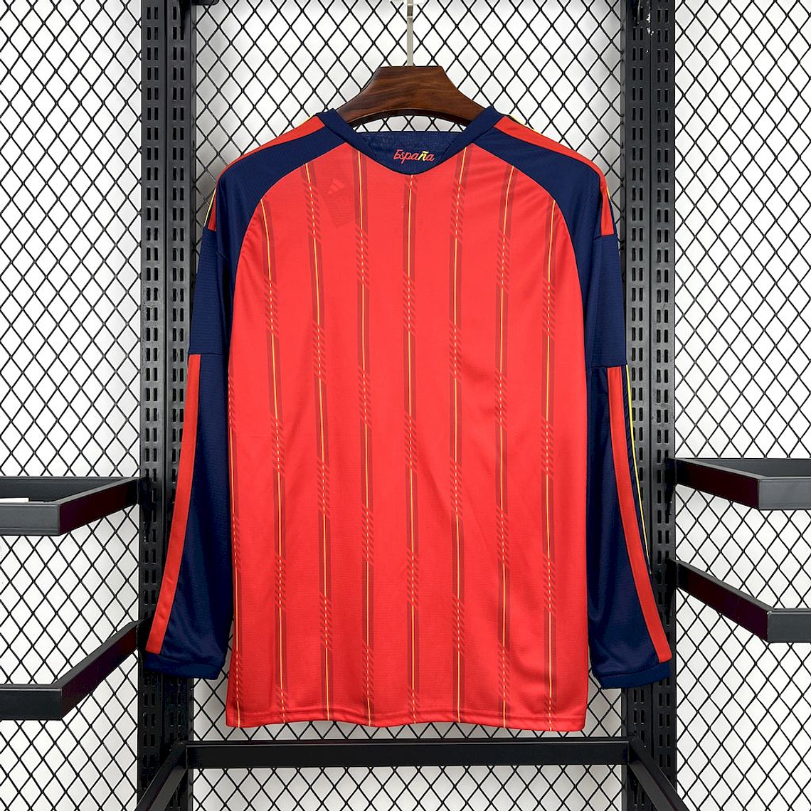 Camisola Espanha 2026 World Cup Home Manga Comprida - S ao 4XL 2