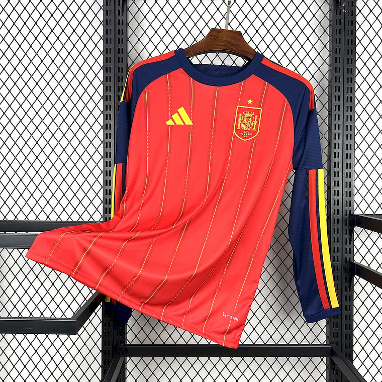 Camisola Espanha 2026 World Cup Home Manga Comprida - S ao 4XL 1