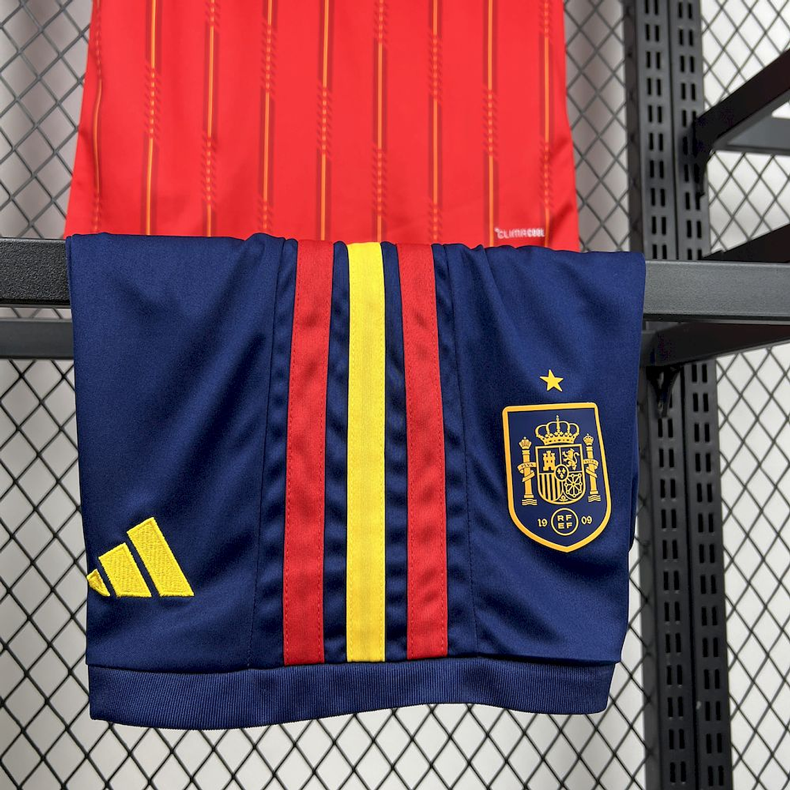 Kit Infantil Espanha 2026 World Cup Home (Camisola + Calções)  4