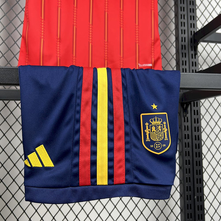 Kit Infantil Espanha 2026 World Cup Home (Camisola + Calções)  4