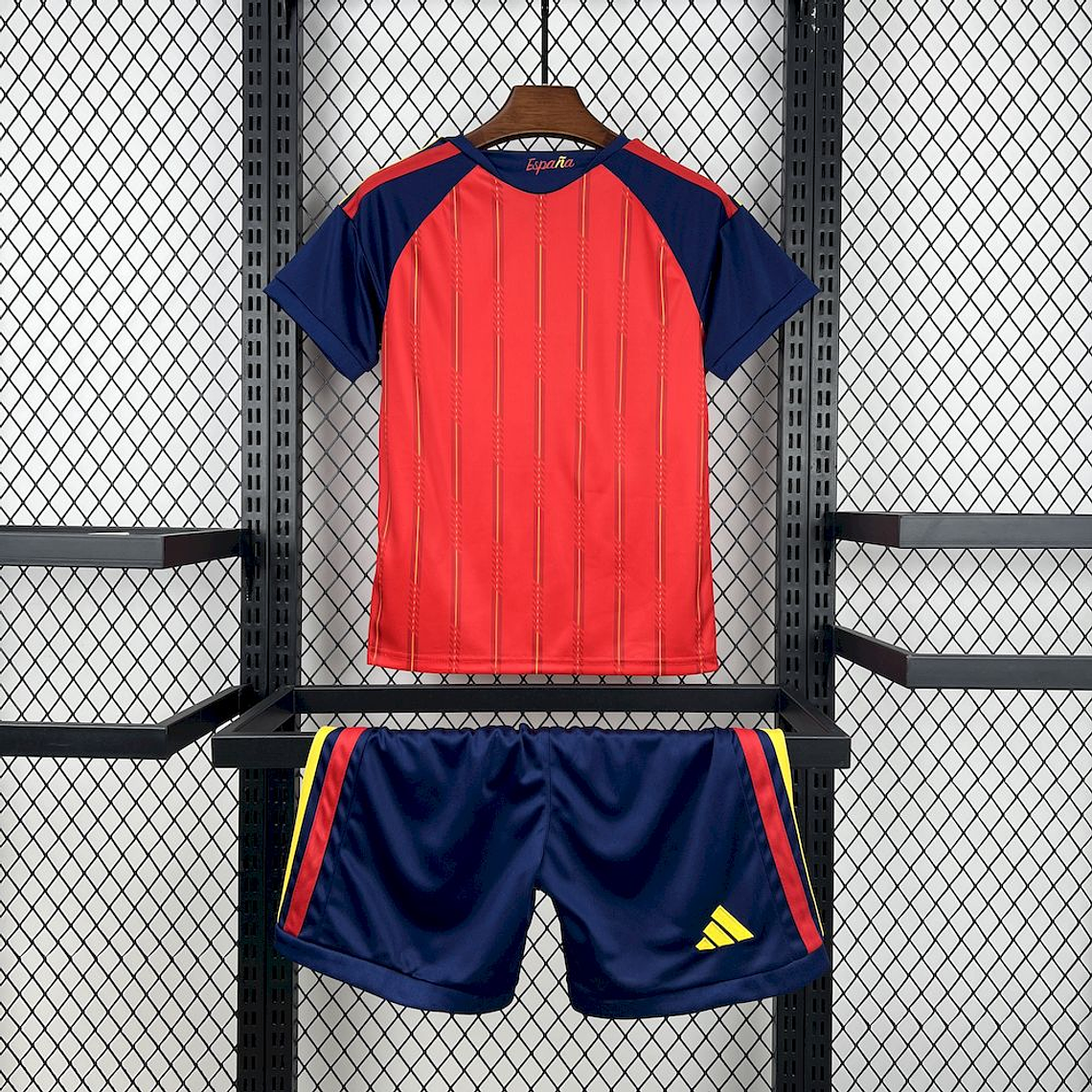 Kit Infantil Espanha 2026 World Cup Home (Camisola + Calções)  2