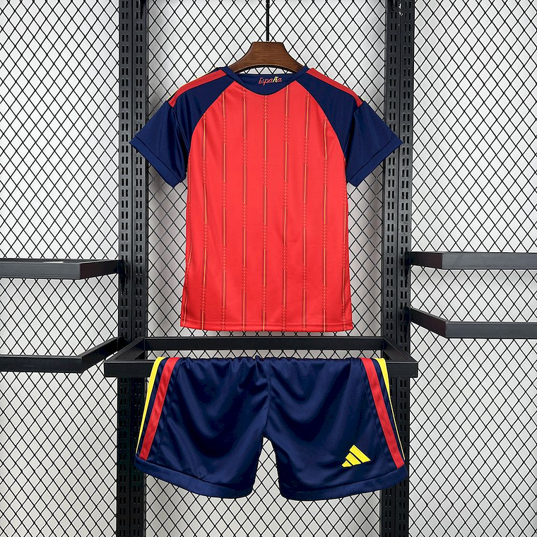 Kit Infantil Espanha 2026 World Cup Home (Camisola + Calções)  2