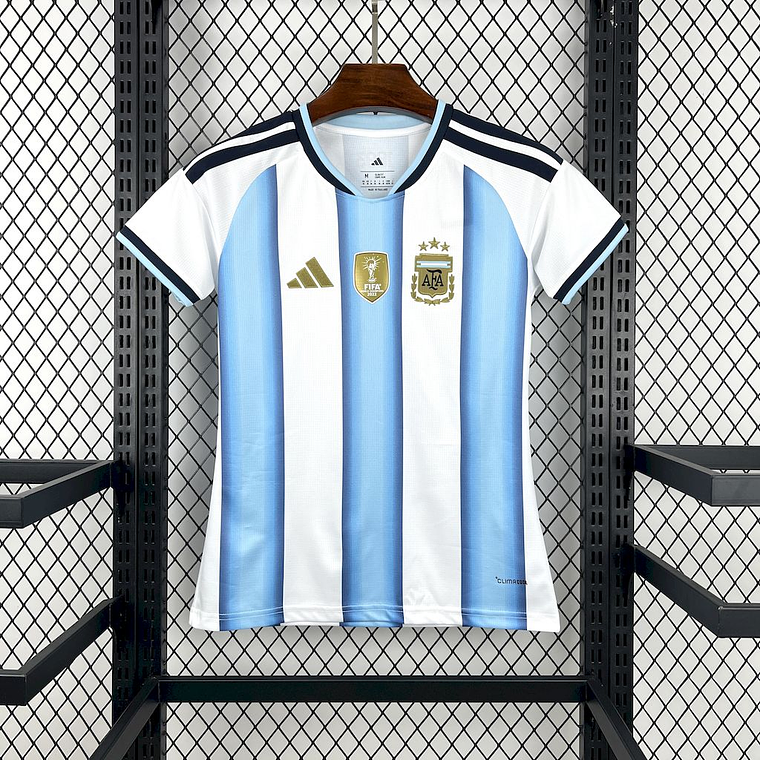 Camisola Feminina Argentina 2026 World Cup Home Jersey - Versão Adepto - S ao 2XL 1