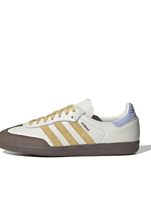 Ténis Adidas Samba Branco e Amarelo - Clássico Atemporal e Versátil
