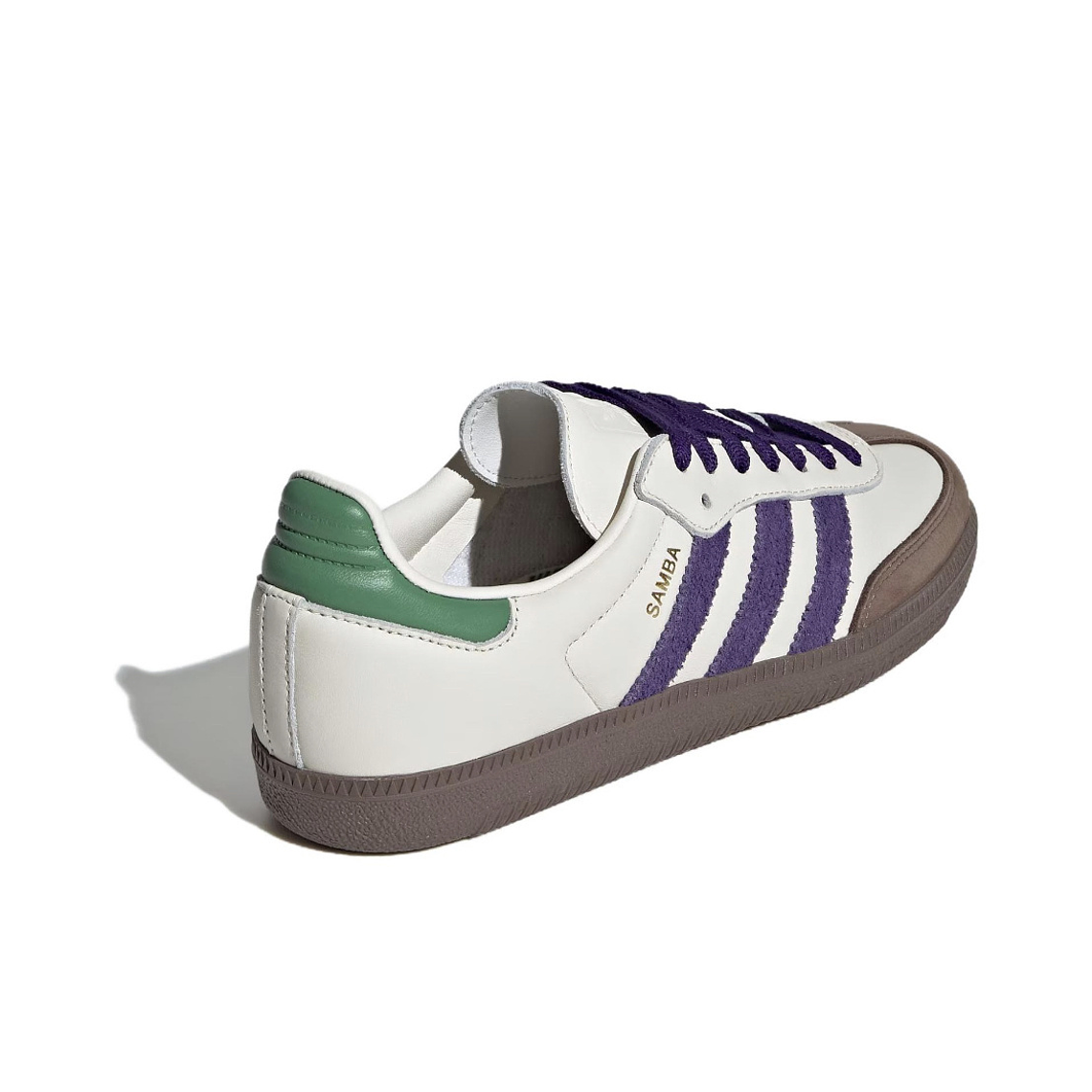 Ténis Adidas Samba Branco e Roxo - Elegância e Estilo Urbano 4