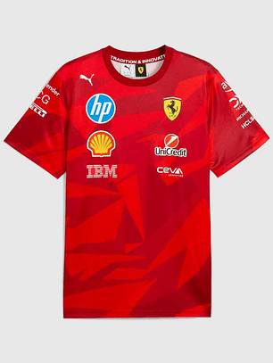 T-shirt Ferrari 2025 | Tamanhos S ao 5XL | Coleção F1 e Automóveis