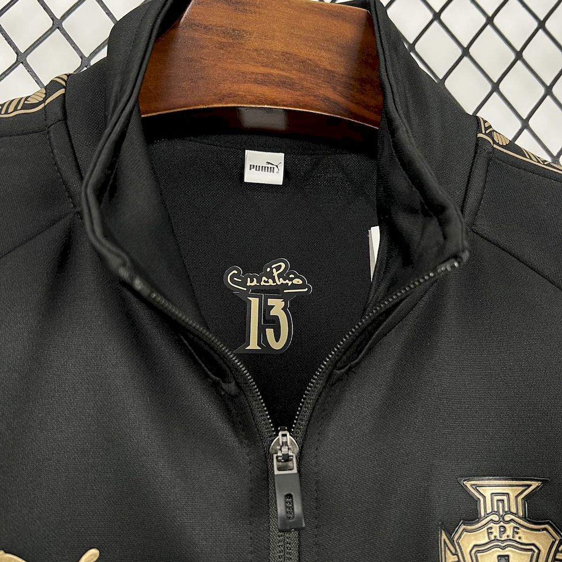 Casaco e calças de fato de treino adulto Portugal 2026 Eusebio KING 12