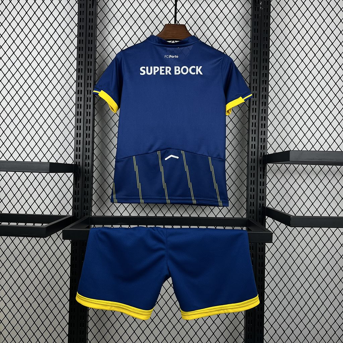 Kit Infantil Equipamento FC Porto 2025/26 | Edição Especial 15 Anos Dublin 2011 2