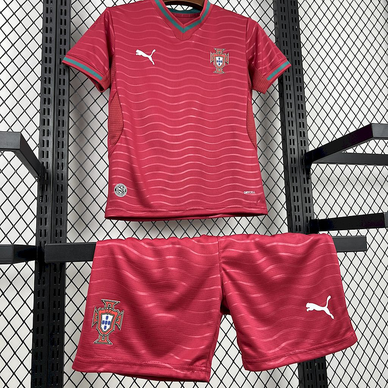 Kit Infantil Portugal Mundial 2026 | Equipamento Completo da Seleção das Quinas 3