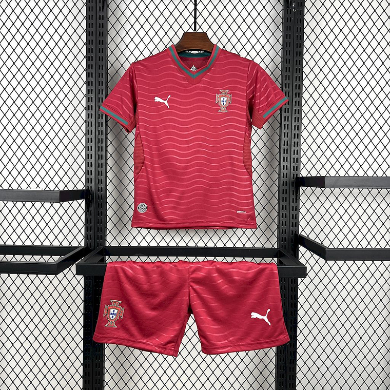 Kit Infantil Portugal Mundial 2026 | Equipamento Completo da Seleção das Quinas 4