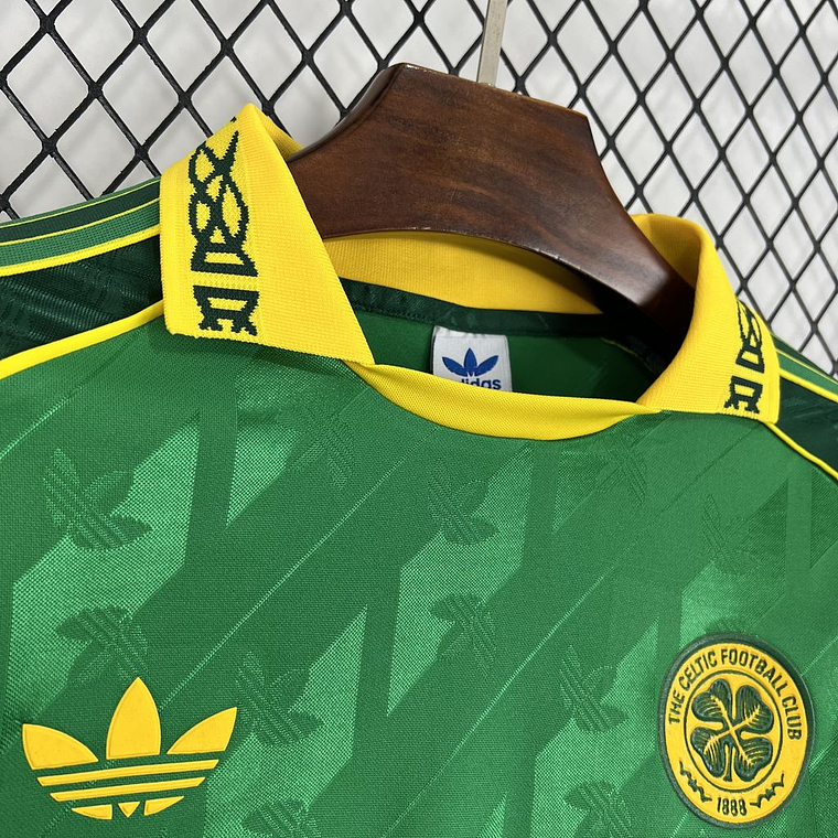 Camisola Retro Celtic 24/25: A Lenda de Glasgow em Manga Comprida 3