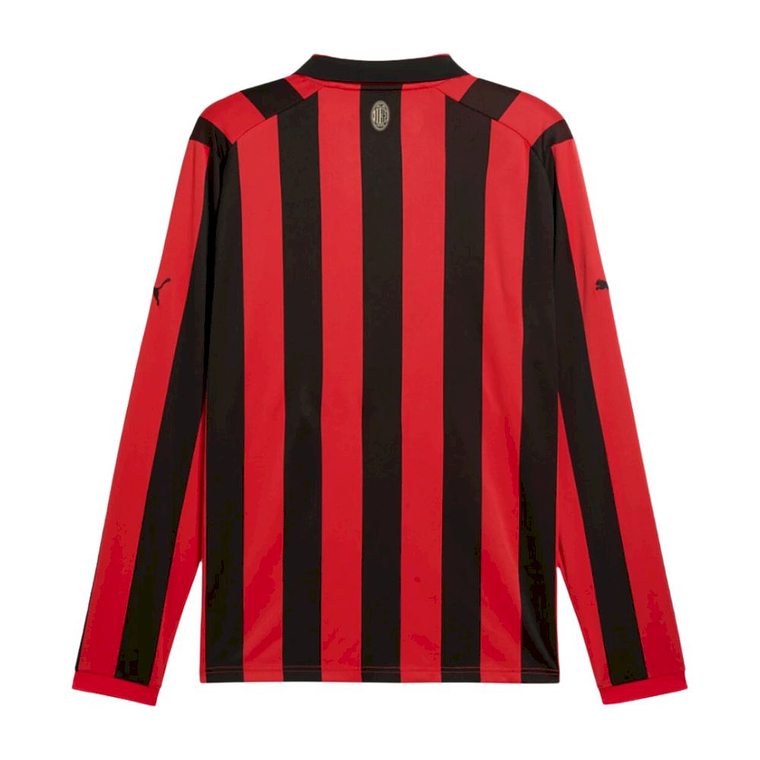 Camisola Retro AC Milan 24/25: A Elegância Rossonera em Edição Limitada de Manga Comprida 2