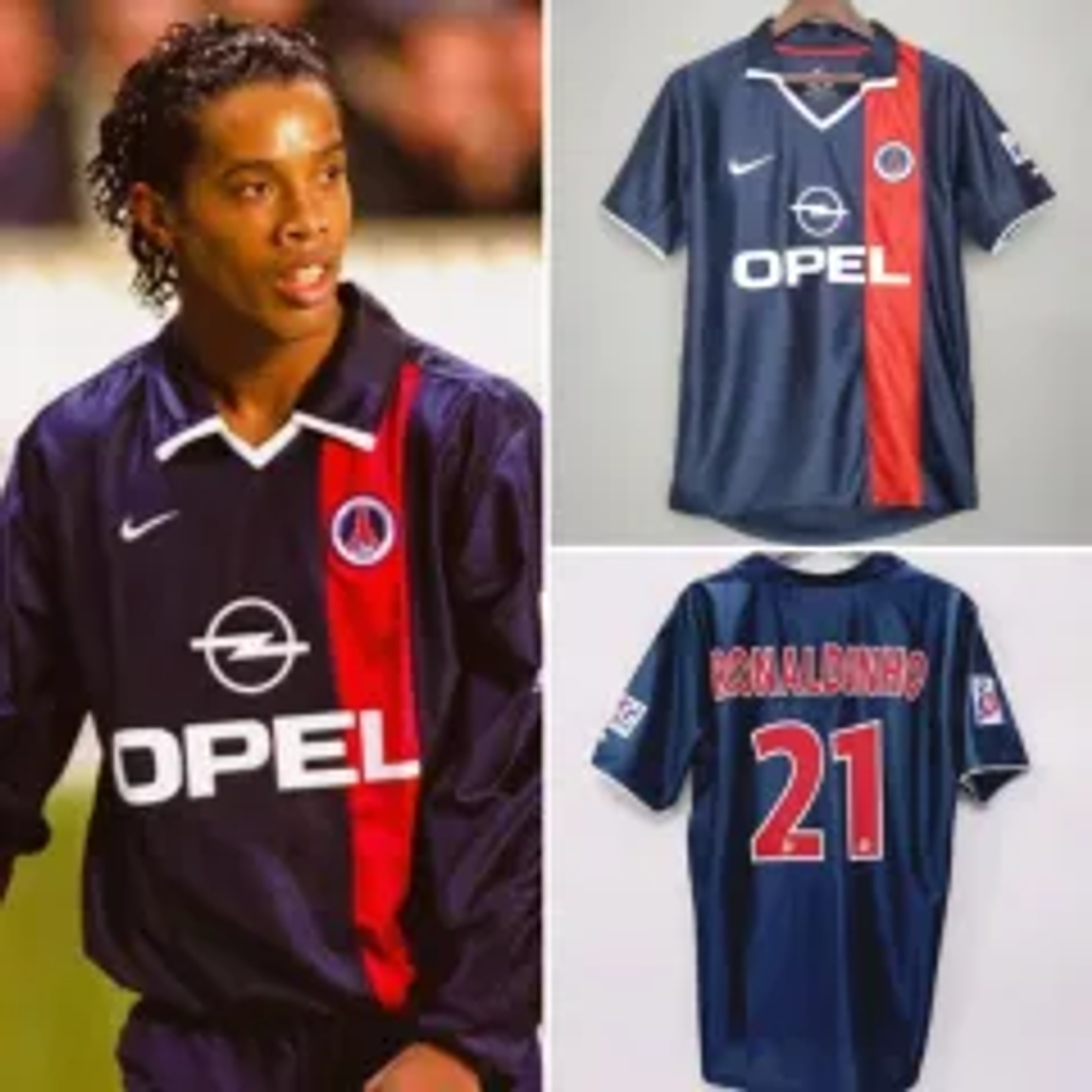 Camisola Retro PSG 2001/2002 RONALDINHO 21: A Magia de Ronaldinho em Paris 1