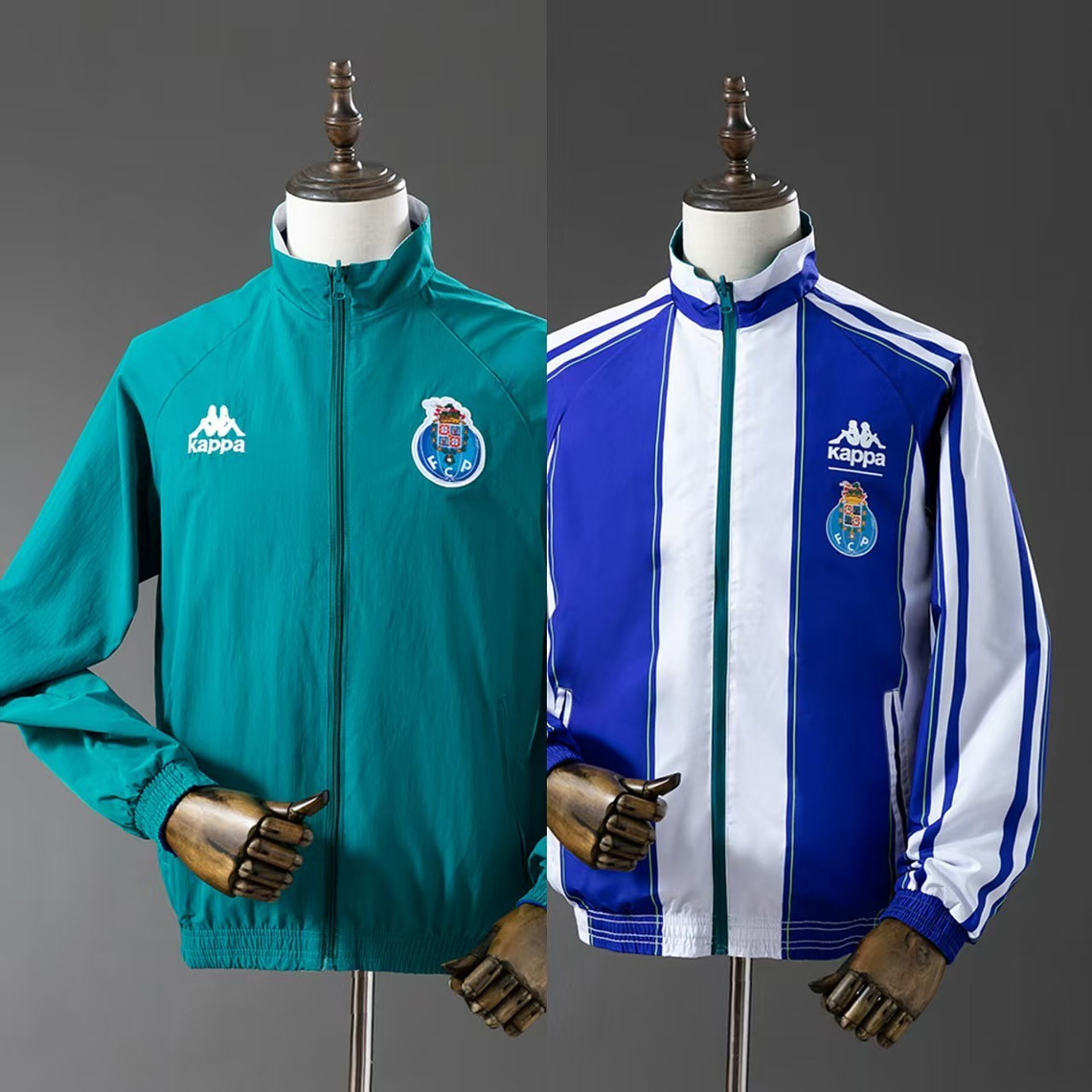 FC Porto 98 Retro Windbreaker: O Corta-Vento Dupla Face que Eterniza a Conquista da Europa 1