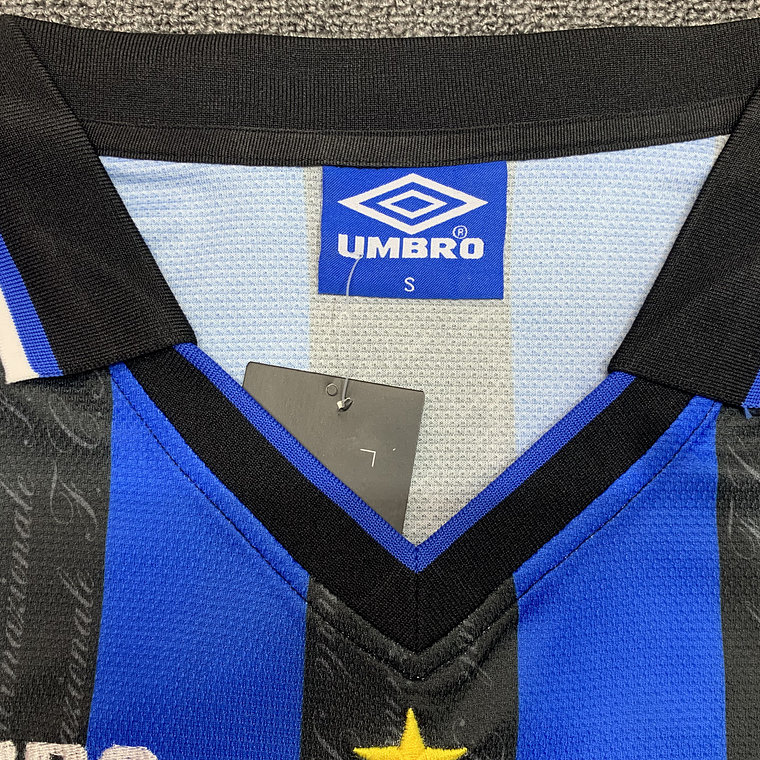Camisola Retro Inter Milan 1997/98 Home - S ao 2XL 4