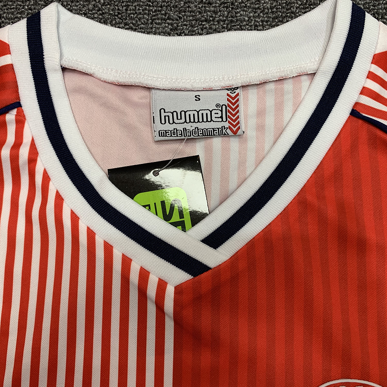 Camisola Retro Dinamarca 1986 Home - S a 2XL 3