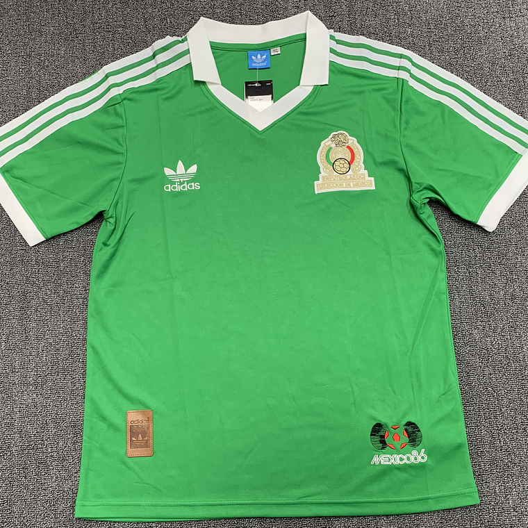 Camisola Retro México 1986 - S a 2XL 1
