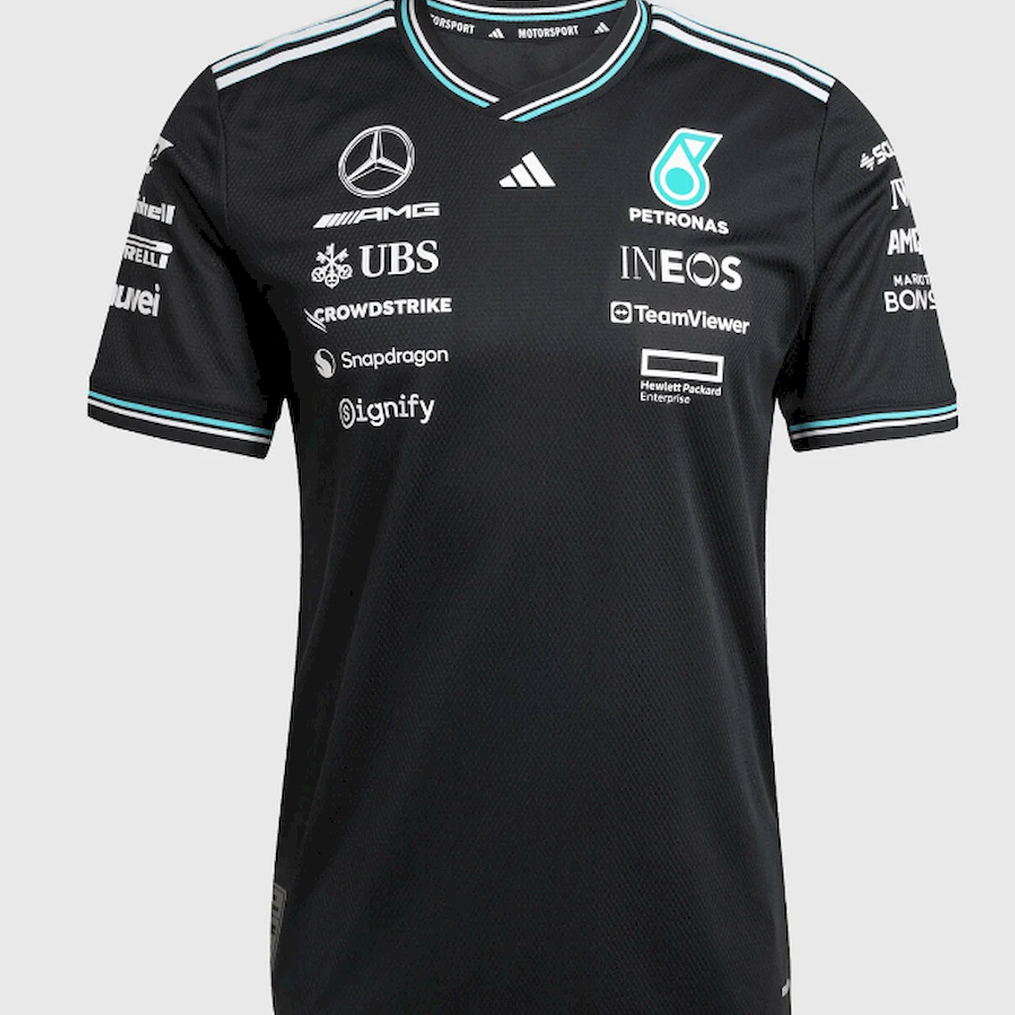 Camisola Preta Mercedes-Benz F1 2025 - S a 5XL 1
