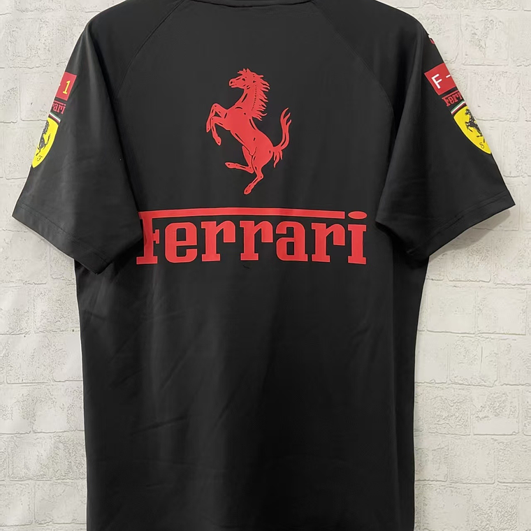 Camisola Ferrari - S ao 3XL  - Preto 2